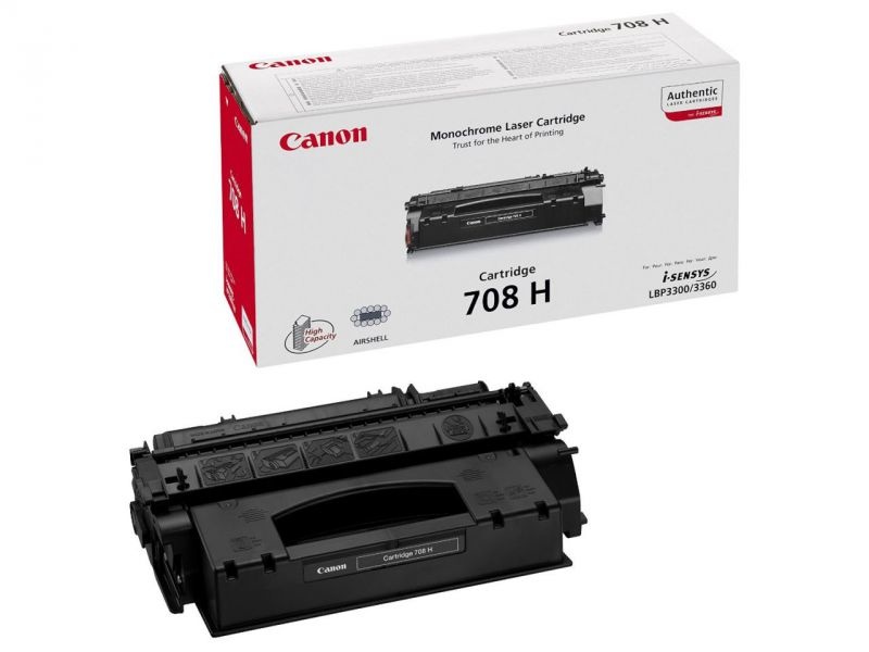Картридж Canon 708H [ 0917B002 ] (black, до 6000 стр) для LBP-3300/3360, HP LJ 1320 (q5949x)