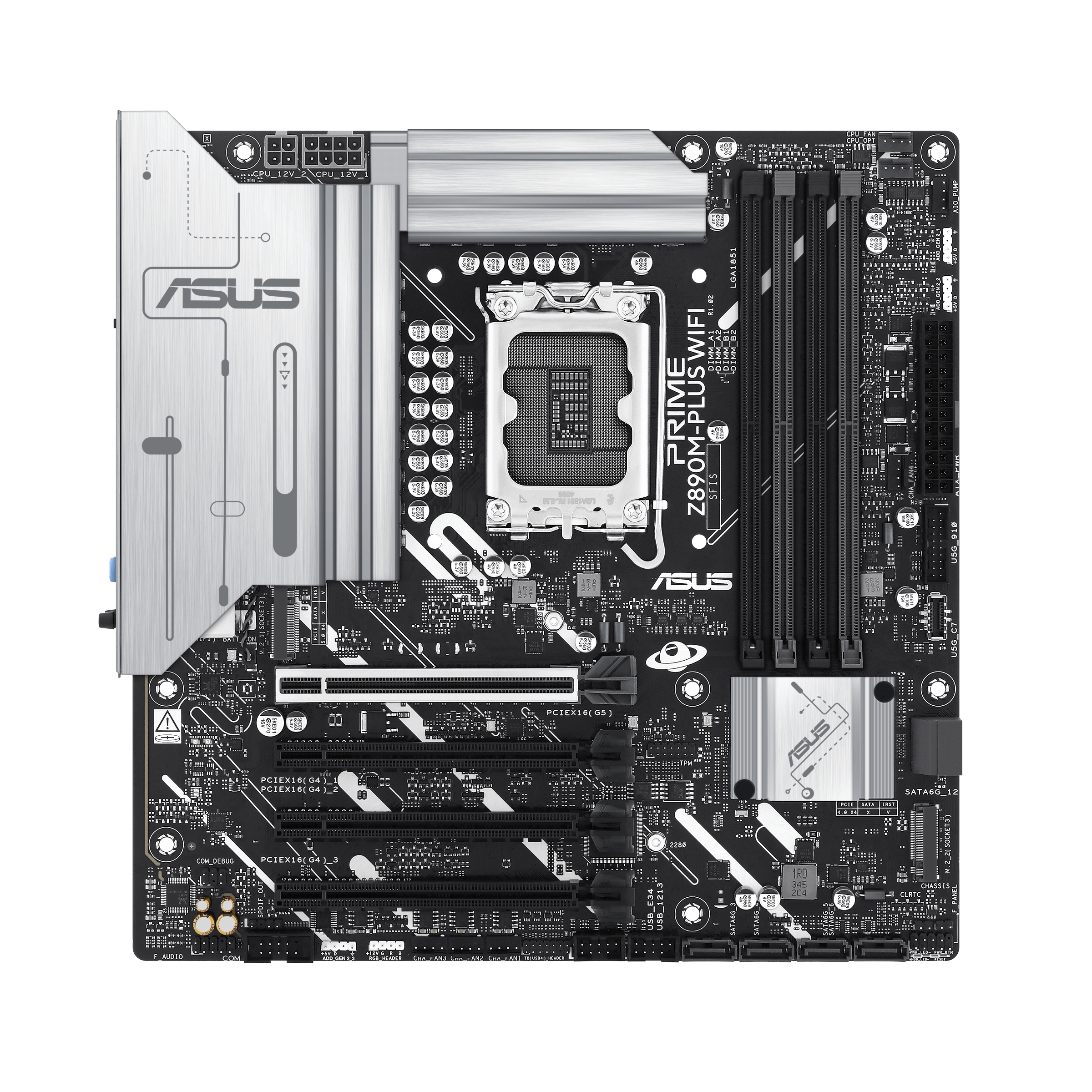 Материнская плата ASUS PRIME Z890M-PLUS WIFI (90MB1J80-M0EAY0)