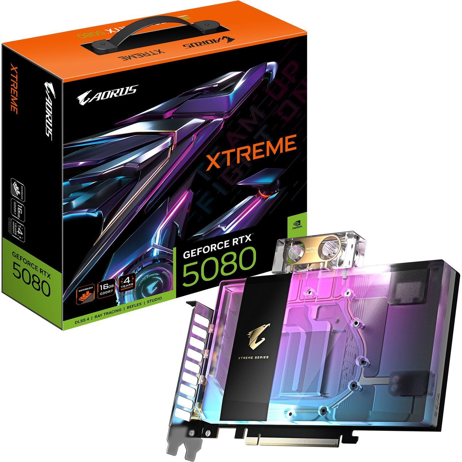 Видеокарта GV-N5080AORUSX WB-16GD