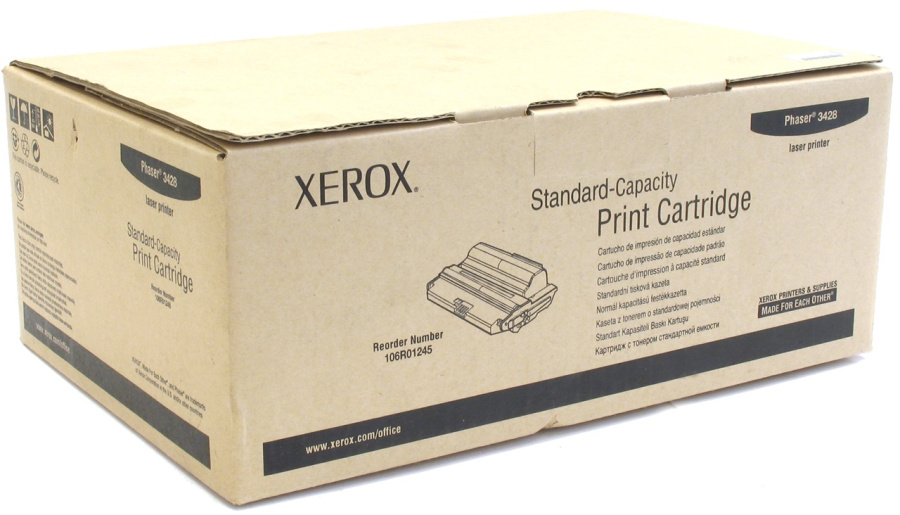 Картридж Xerox [ 106R01246 ] (black, до 8000 стр) для Phaser 3428