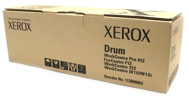 Фотобарабан (Drum Unit) Xerox [ 113R00663 ] (до 15000 стр) для WC Pro 312/412/M15/M15i