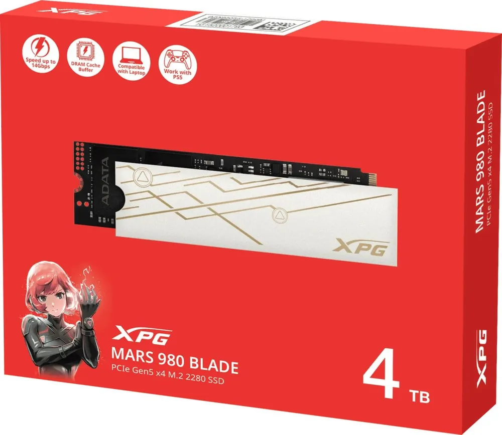 Твердотельный накопитель ADATA SMAR-980B-4TCS