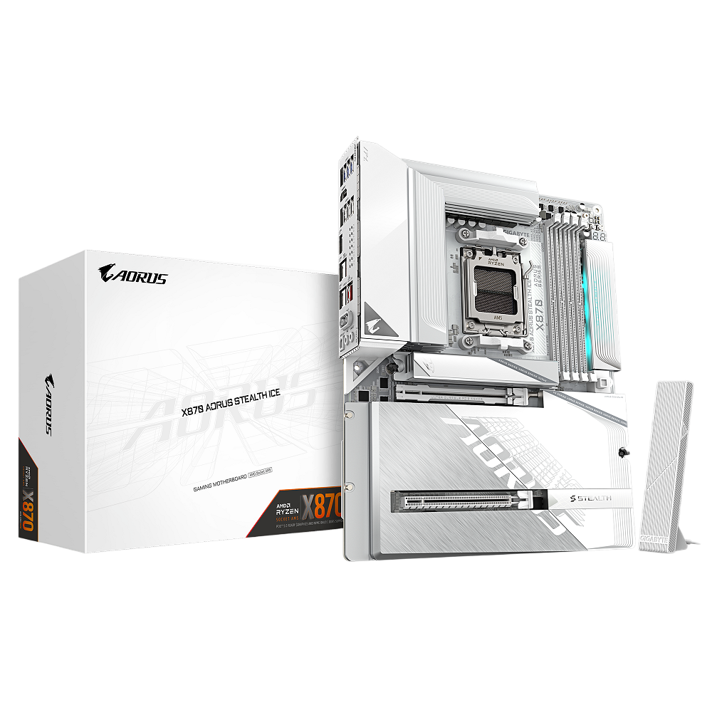 Материнская плата GIGABYTE X870 A STEALTH ICE