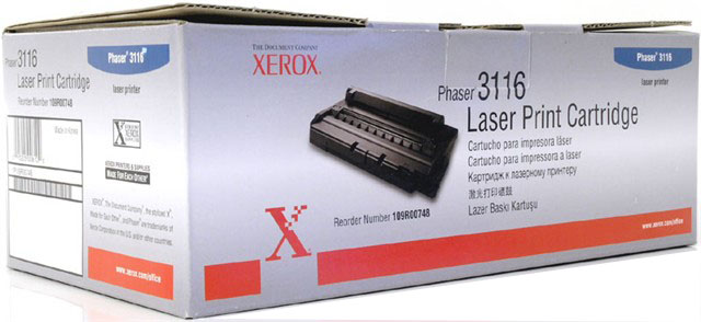 Картридж Xerox [ 109R00748 ] (black, до 3000 стр) для Phaser 3116