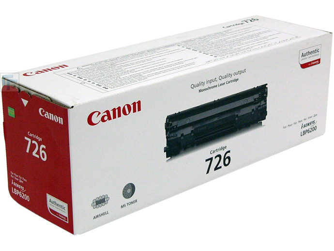 Картридж Canon 726 [ 3483B002 ] (black, до 2100 стр) для LBP 6200