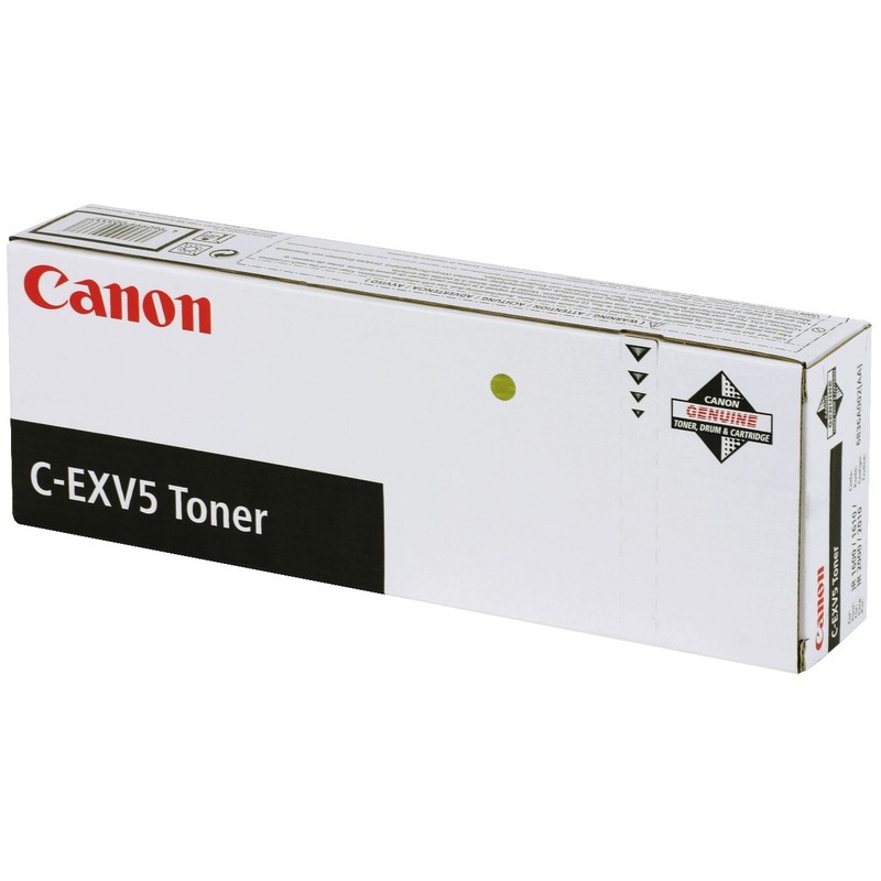 Тонер-картридж Canon [ C-EXV5/6836A002 ] (black) для iR-1600/1605/1610F/2000/2010F (оригинальный, 2 тубы)