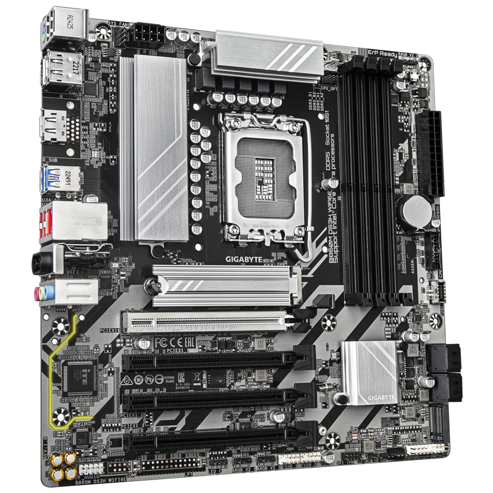 Материнская плата GIGABYTE B860M DS3H WIFI6E