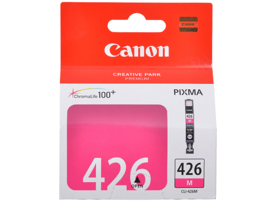 Картридж Canon CLI-426M (magenta, до 440 стр, 9 ml) для iP4840 MG5140/5240/6140/8140