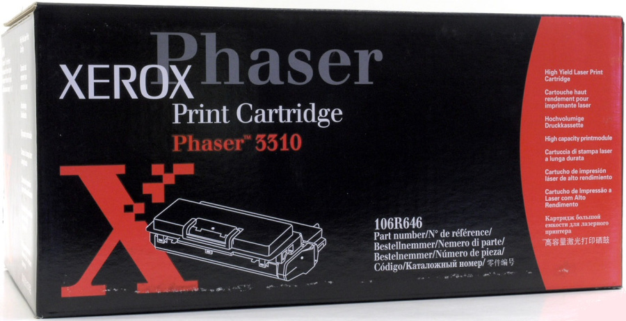 Картридж Xerox [ 106R00646 ] (black, до 6000 стр) для Phaser 3310