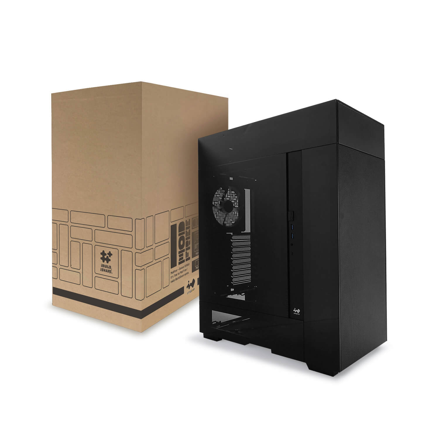 Корпус без блока питания InWin IW-CS-MFDELU-BLK