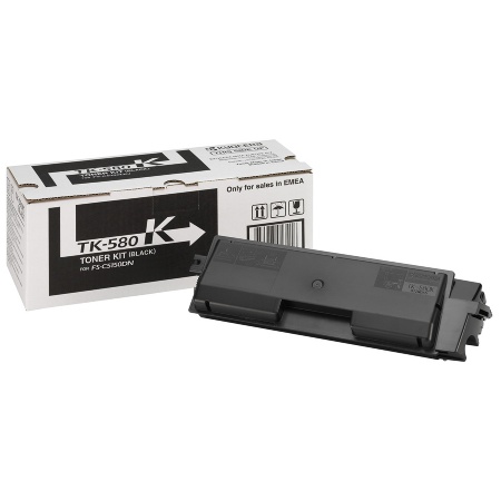 Тонер-картридж Kyocera TK-580 [ 1T02KT0NL0 ] (black, до 3500 стр) для FS-C5150