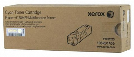 Картридж Xerox [ 106R01456 ] (cyan, до 2500 стр) для Phaser 6128MFP