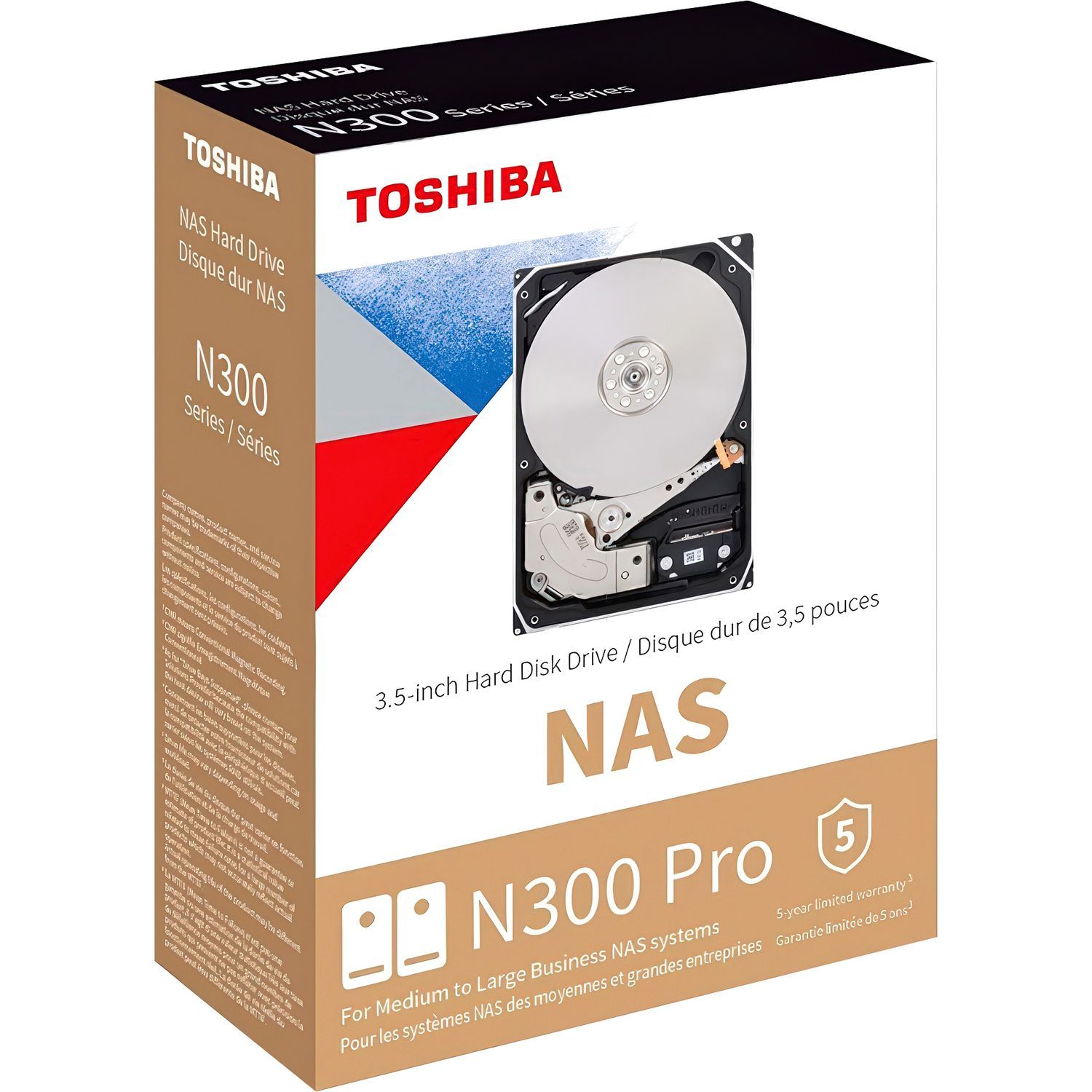 Жесткий диск Toshiba N300 PRO NAS 22Tb (HDWG82CXZSTB)