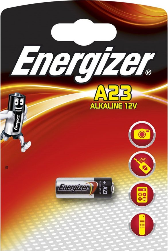 Батарейка A23 Energizer ENR Alkaline A23/E23A (FSB1, 1 шт)